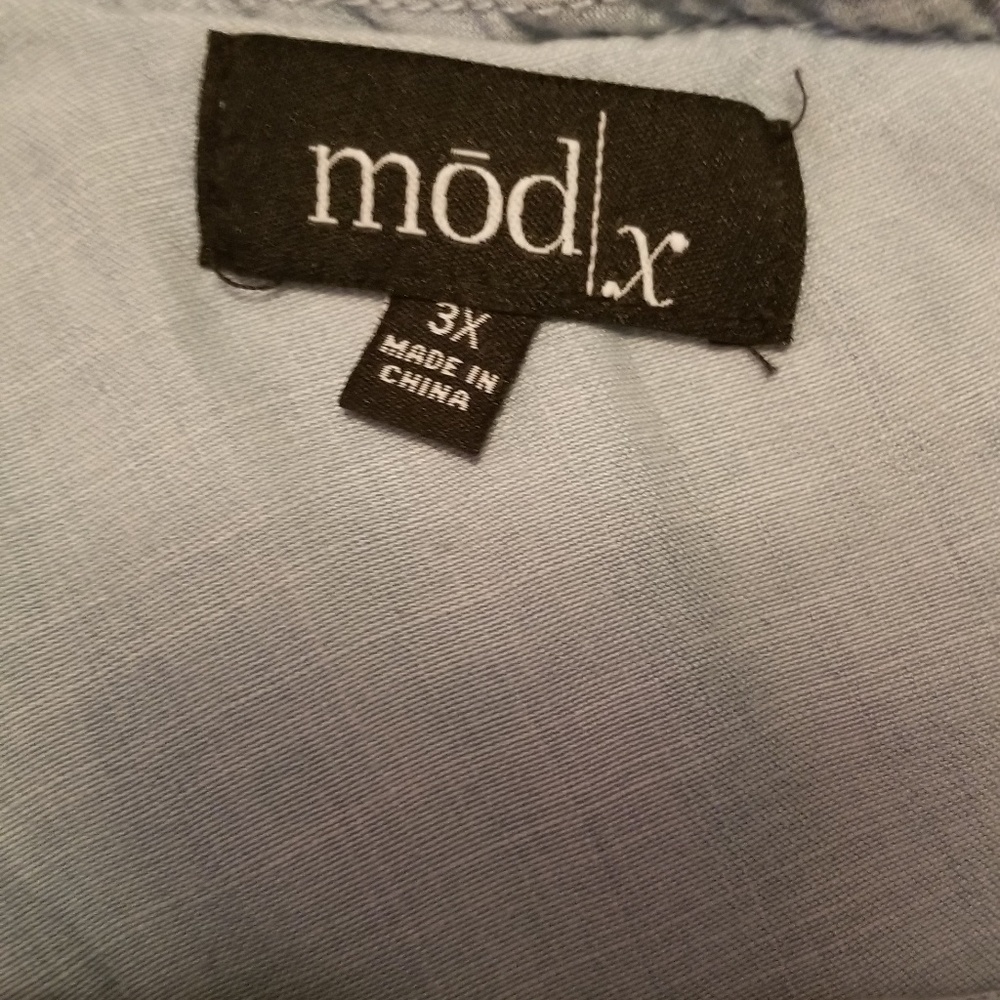 One Shoulder Ruffled Dress Shirt - Picture 2 of 3